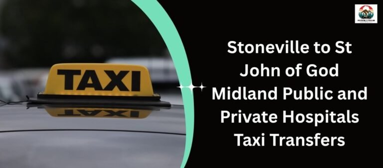 Book taxi transfers from Stoneville to St John of God Midland Public and Private Hospitals. Enjoy safe, on-time, and comfortable rides with professional drivers.